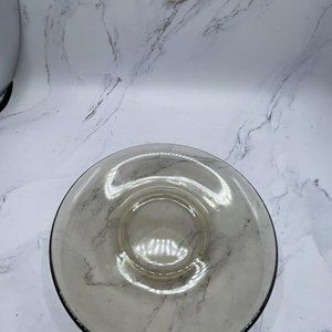 Arcoroc France Vintage Smoky Amber Brown Bread Plate